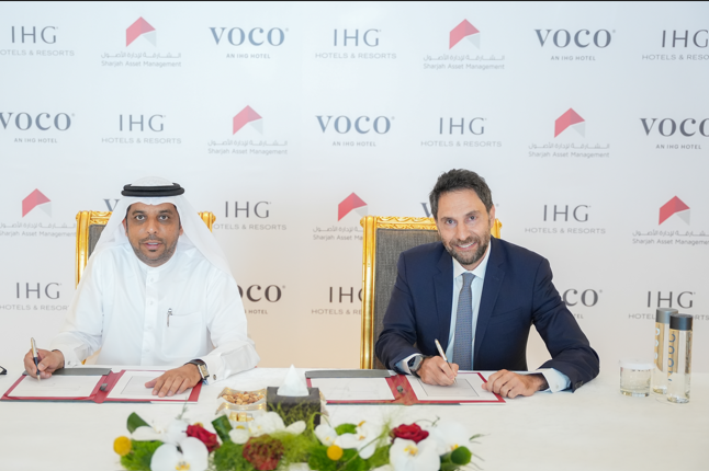 Sharjah Asset Management and IHG Hotels & Resorts Boost the Emirate’s Tourism Industry  With plans for a 191-room Voco Hotel in Sharjah